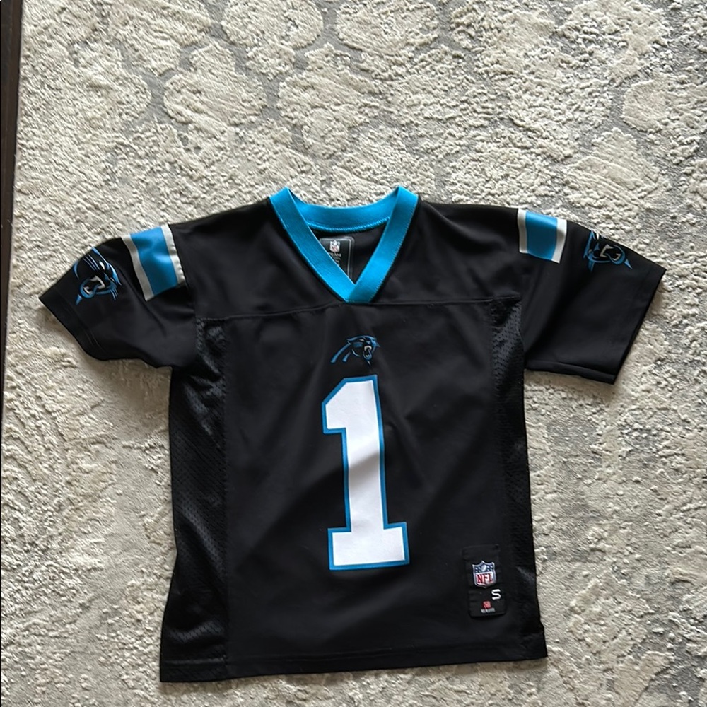 Kids Black and Blue Sports Jersey